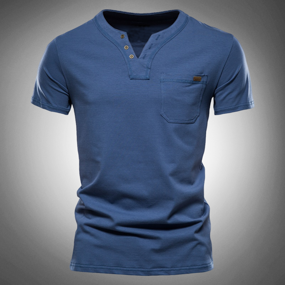 Larry - Ademend Katoenen Shirt voor Heren