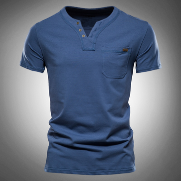 Larry - Ademend Katoenen Shirt voor Heren