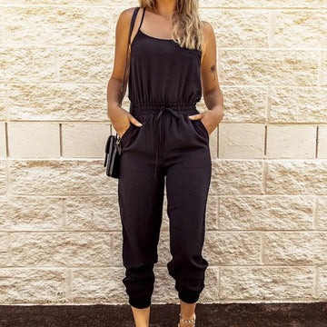 Jasmine - Stijlvolle Spaghetti Strap Jumpsuit voor Vrouwen