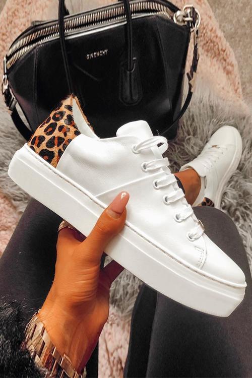 Luna - Stijlvolle Sneakers met Luipaard Print voor Vrouwen