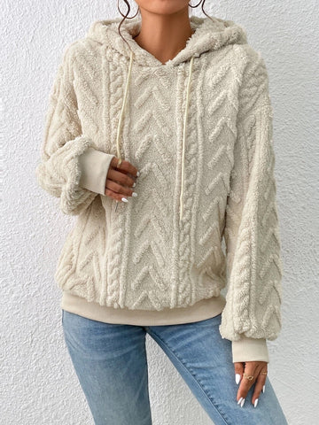 Angela - Casual Herfst Hoodie met Trekkoord en Lange Mouwen voor Vrouwen