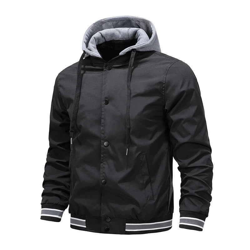 Yannis - Trendy Hooded Jacket voor Mannen