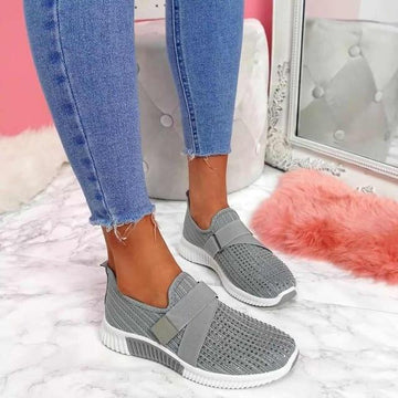 Nica - Slip-On Dames Sneakers met Klittenband