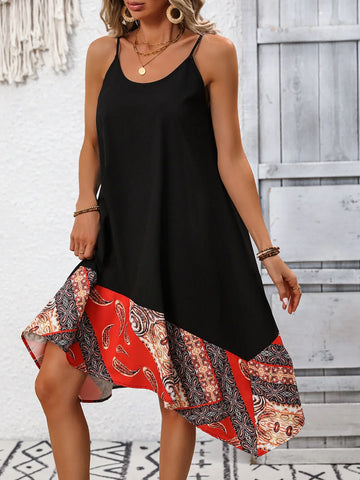 Selena - Elegante en Comfortabele Zomerse Zwarte Jurk voor Vrouwen