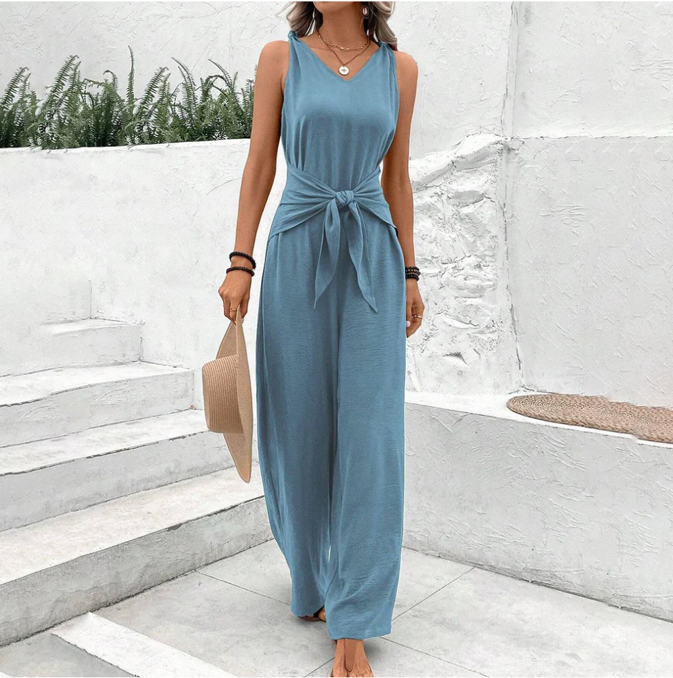 Julia - Stijlvolle en Comfortabele Blauwe Jumpsuit voor vrouwen