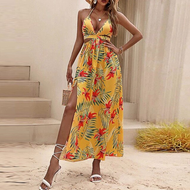 Molly - Elegante Maxi Jurk met Bloemenprint voor Vrouwen