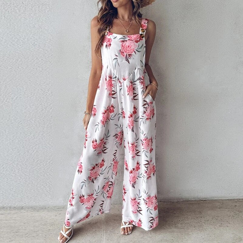 Mercy - Stijlvolle Jumpsuit met Bloemenprint voor Vrouwen