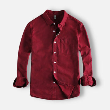 Carl - Stijlvolle Katoenen Premium Lange Mouw Herfst Shirt voor Mannen