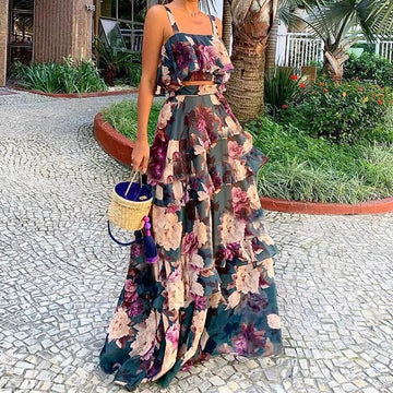 Belinda - Elegante en Comfortabele Zomerse Bloemenset voor Vrouwen