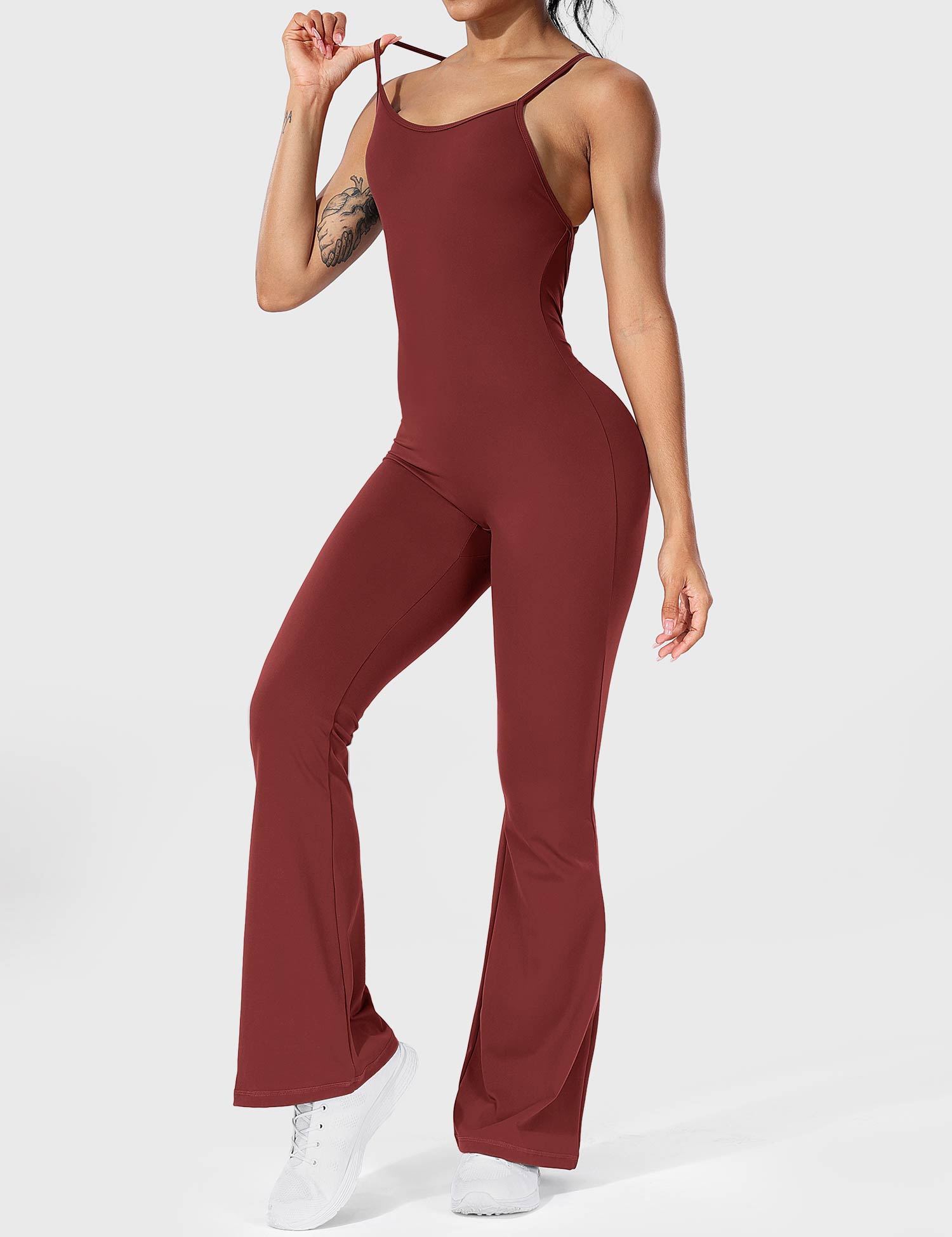 Cheska - Cross Flared Jumpsuit voor Vrouwen